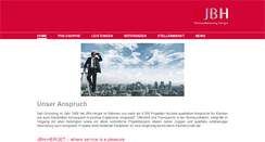 Desktop Screenshot of jbh-herget.de